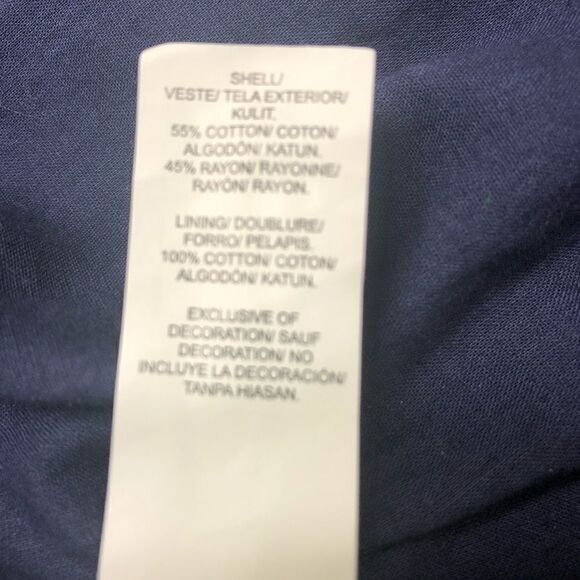 LUCKY BRAND EMBROIDERED SWING JACKET TIE FRONT - Picture 9 of 11